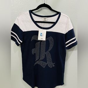 COPY - Navy/white Rice owles shirt women’s size M